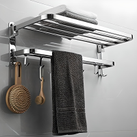 towel rack for bathroom wall mounted